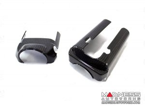 Alfa Romeo Giulia Steering Wheel Trim - Carbon Fiber - Shroud - LHD - QV Model